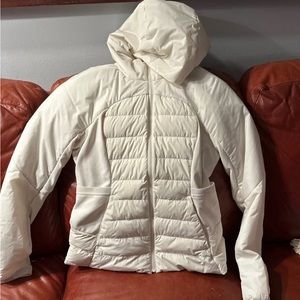 Lululemon Down for it all jacket. Size 10